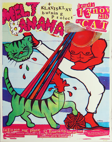 Bongout Melt Banana Poster
