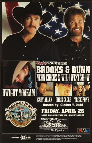 brooks and dunn tour poster