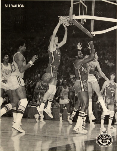 Bill Walton Tuborg Beer Basketball Poster