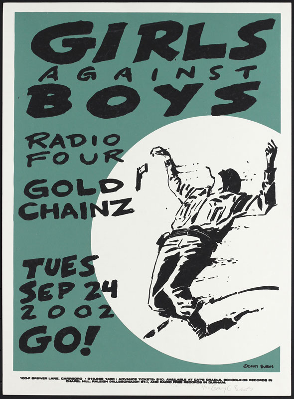 Casey Burns Girls Against Boys Poster