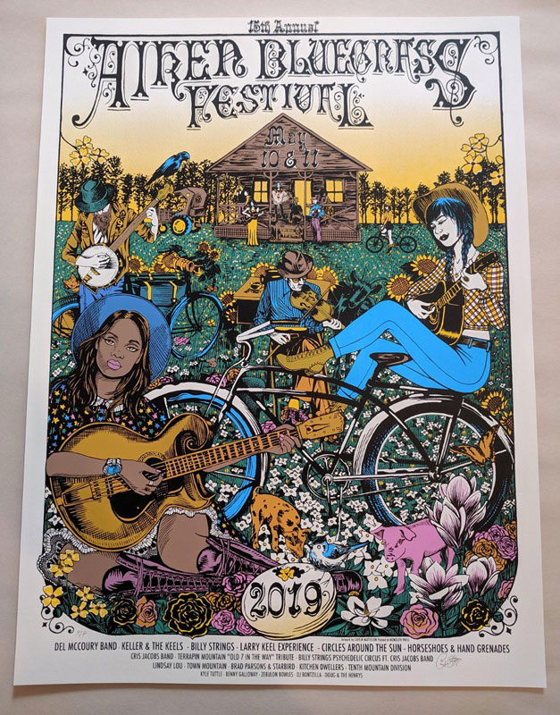 Caitlin Mattisson 15th Annual Aiken Bluegrass Festival 2019 Poster