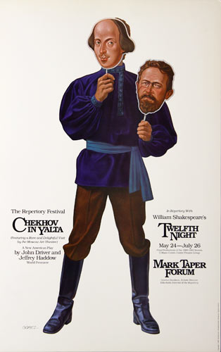 Chekhov in Yalta - Twelfth Night Theatre Poster