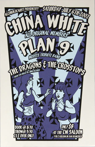 Spookykook China White and Plan 9 Poster