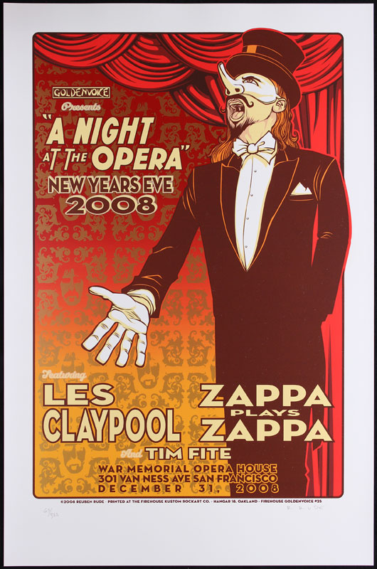 Reuben Rude Les Claypool Poster