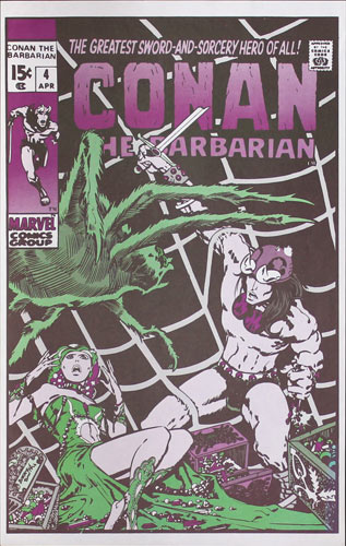Conan the Barbarian Marvel Comic Book Poster