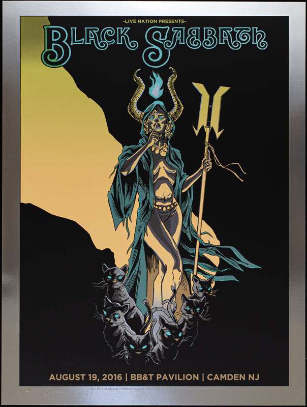 Tim Doyle Black Sabbath Poster