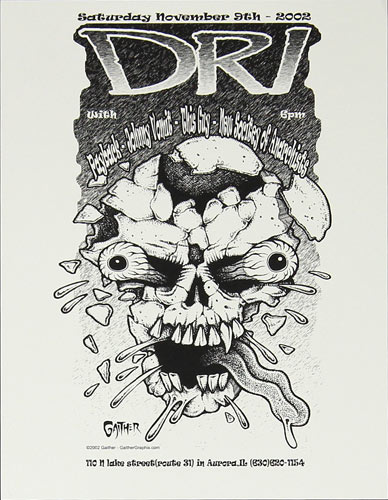 Jeff Gaither DRI (D.R.I.) Handbill