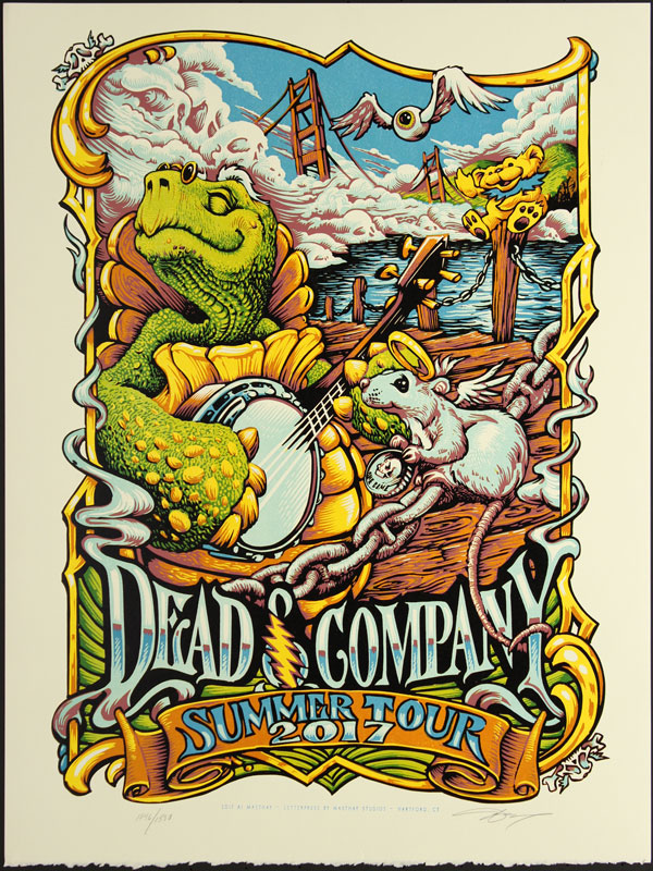 AJ Masthay Dead and Company Summer Tour 2017 Poster
