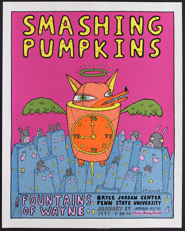 David Fremont Smashing Pumpkins Poster