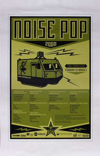 Shepard Fairey Noise Pop 2000 Poster