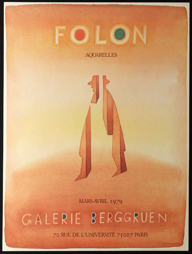 Jean-Michel Folon Jean-Michel Folon Art Exhibition Poster