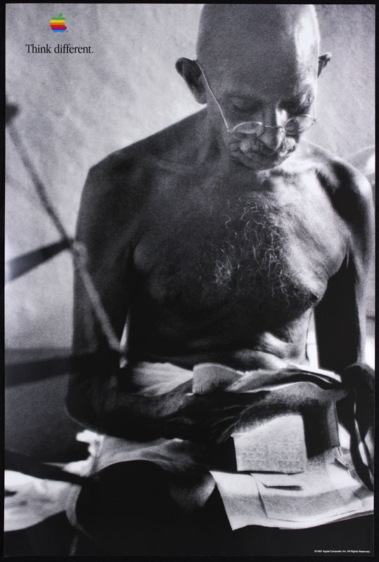 Mahatma Gandhi - Apple Think Different Poster