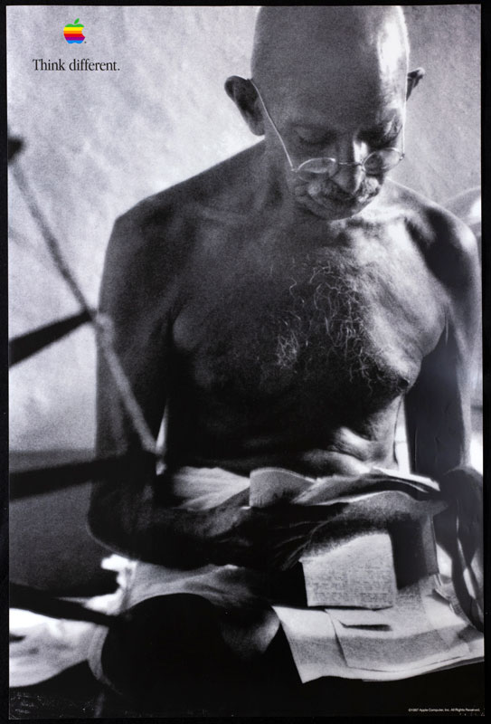 Mahatma Gandhi - Apple Think Different Poster