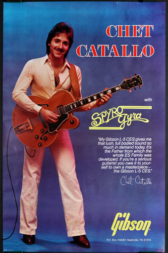 Gibson Chet Catallo L-5 CES Guitar Promo Poster