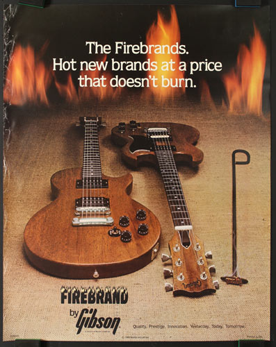 Gibson Firebrand Guitars Promo Poster