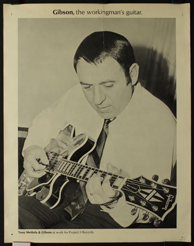 Gibson Workingman's Guitar Tony Mottola Promo Poster