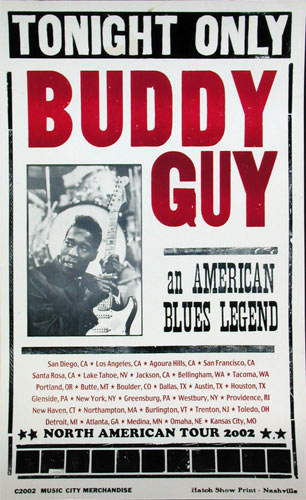 Hatch Show Print Buddy Guy Poster