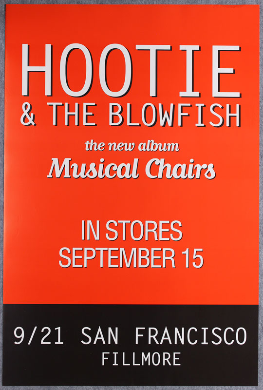 Hootie And The Blowfish Musical Chairs Promo Poster