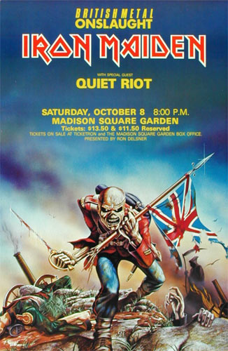 Iron Maiden Madison Square Garden Poster