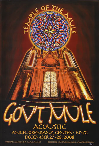 Steve Johannsen Gov't Mule - Temple of the Mule Acoustic Poster