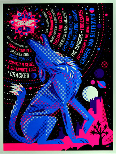 Michael Wertz Cracker Lucky Campout Number 13 Poster