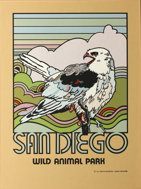 Mario Uribe San Diego Wild Animal Park Poster