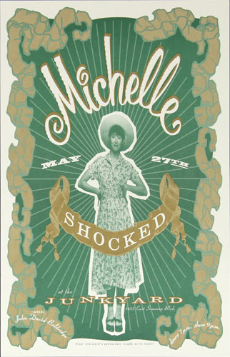 Thomas Scott (Eyenoise) Michelle Shocked Poster