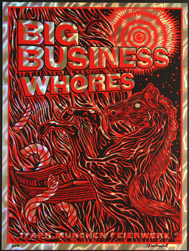 John Howard Big Business and Whores Poster