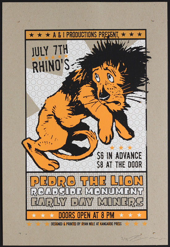 Ryan Nole Pedro The Lion Poster