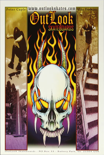 Jeff Gaither OutLook Skateboards Poster