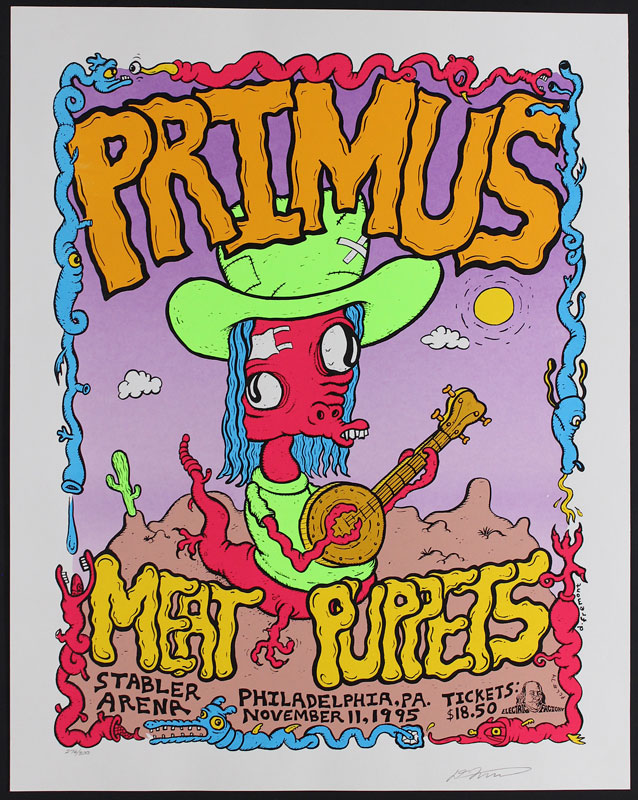 David Fremont Primus - Meat Puppets Poster