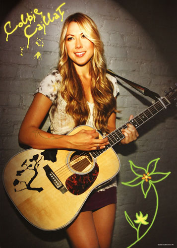 Colbie Caillat Official 2009 Tour Poster