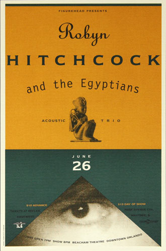 Thomas Scott (Eyenoise) Robyn Hitchcock and the Egyptians Poster