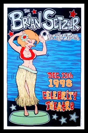 Rob Schwager Brian Setzer Orchestra Poster