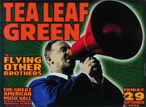 Chris Shaw Tea Leaf Green Poster
