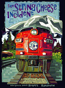 David Jeffrey Brown String Cheese Incident Poster