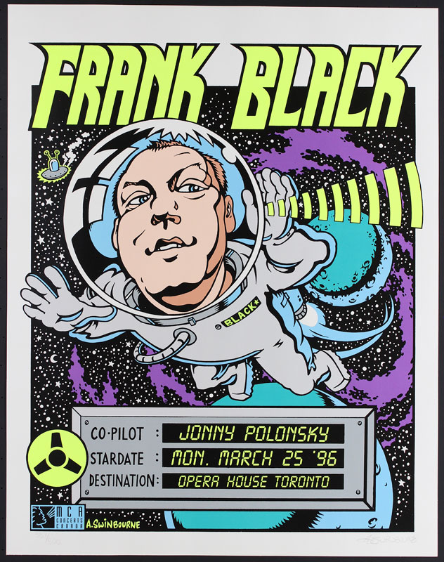 Adam Swinborne Frank Black Poster