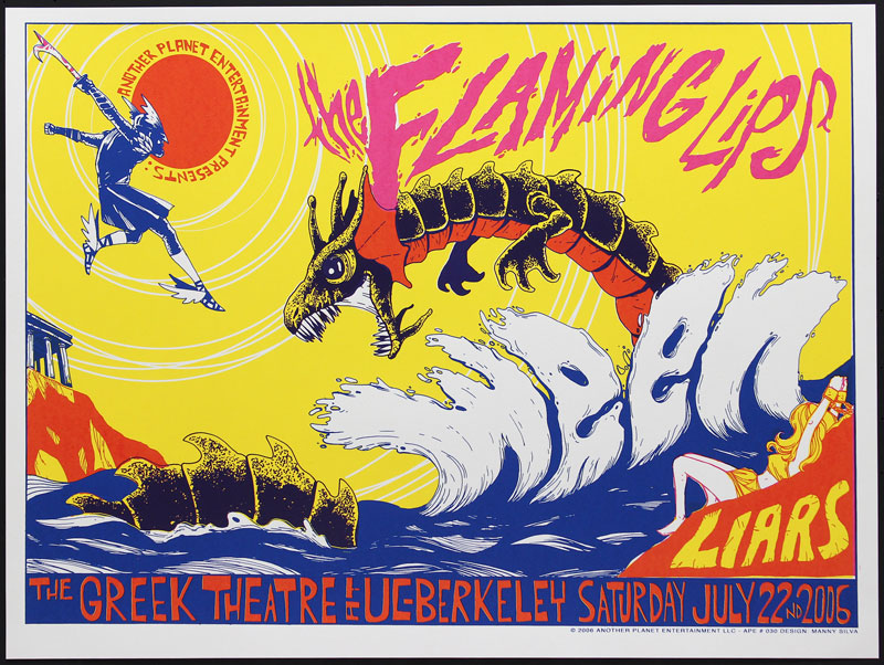 Manny Silva The Flaming Lips Poster