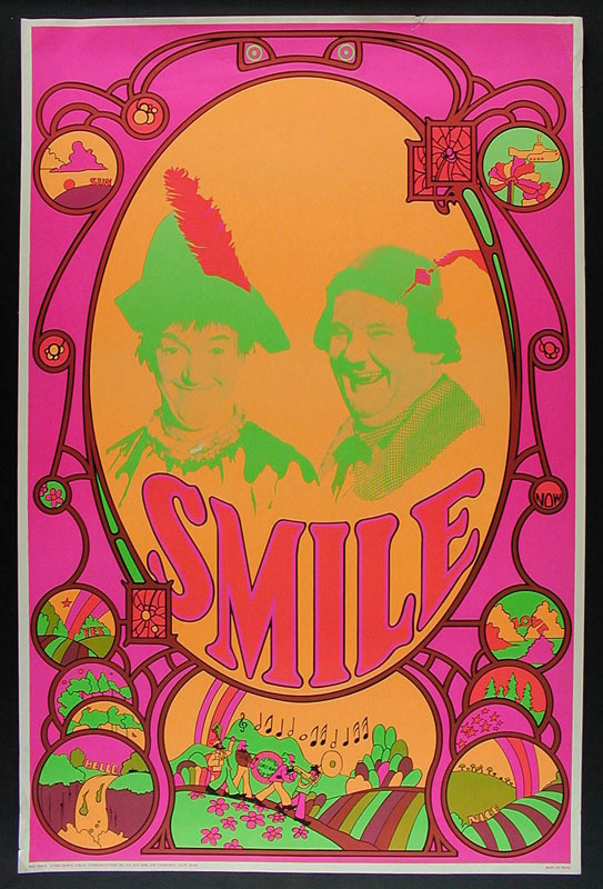 Beatles Yellow Submarine Laurel & Hardy Blacklight Poster