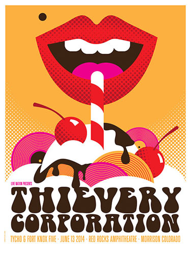 Dan Stiles Thievery Corporation Poster