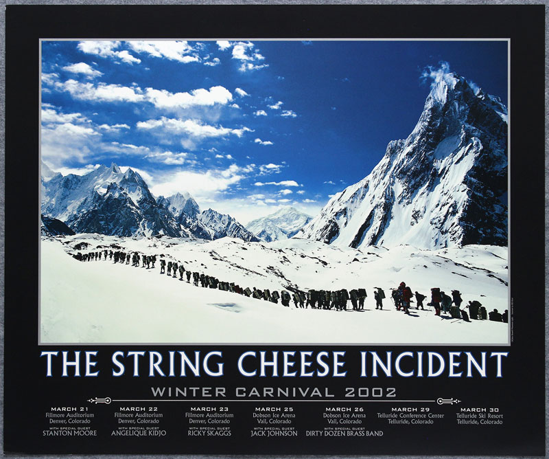 Galen Powell / Mountain Light The String Cheese Incident Winter Carnival 2002 Poster