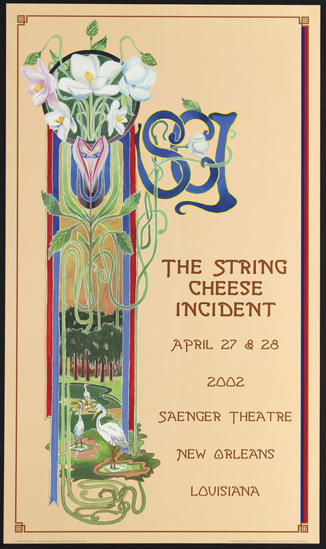 Natasha Vasilievna Andreevsky and Steve Lindeman The String Cheese Incident Poster