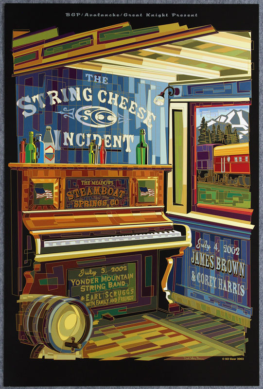 David Jeffrey Brown String Cheese Incident Poster