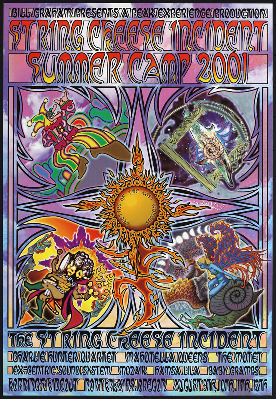 Mikio String Cheese Incident Summer Camp 2001 Poster