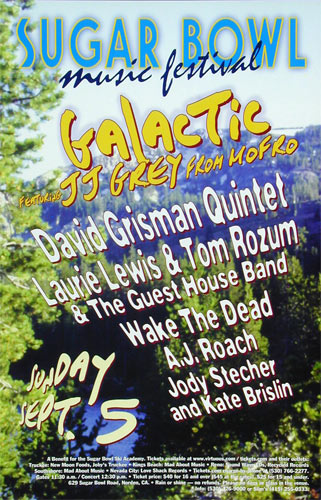 Sugar Bowl Music Festival Poster