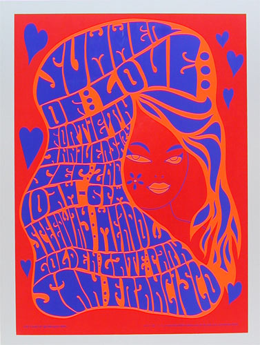 BRAG Summer Of Love 40th Anniversary Poster