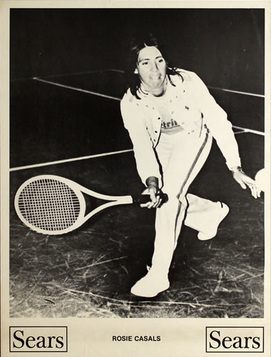 Rosie Casals Sears Tennis Promo Poster