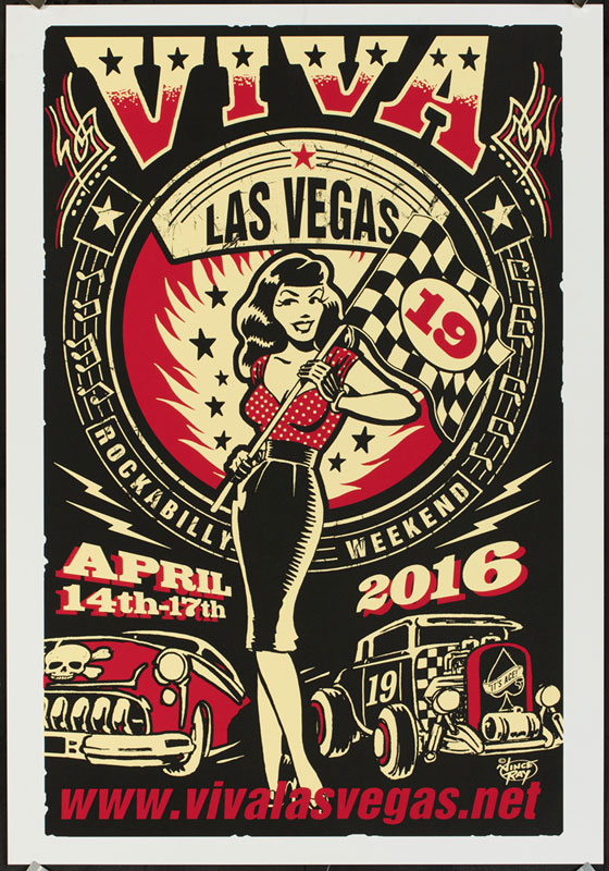 Vince Ray Viva Las Vegas Rockabilly Weekend 19 Poster