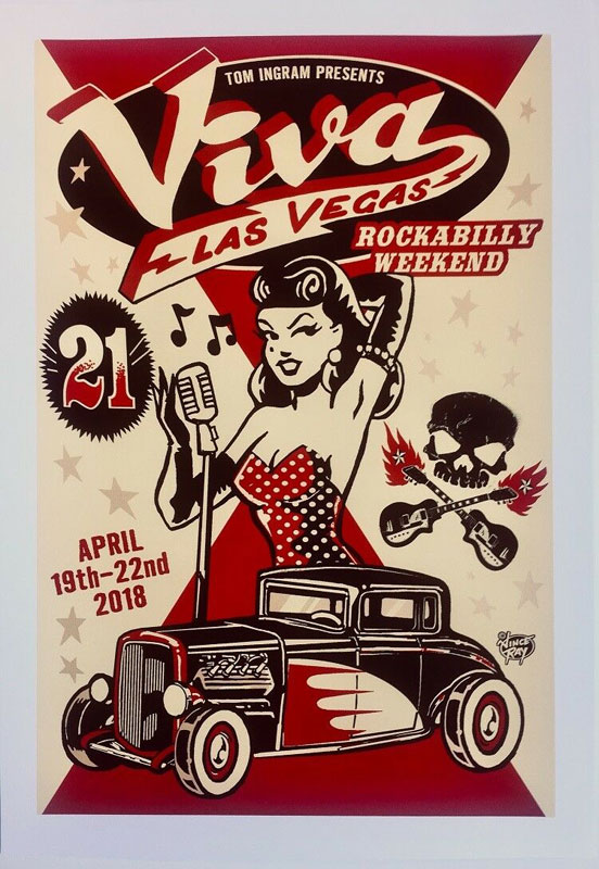 Vince Ray Viva Las Vegas Rockabilly Weekend 21 Poster