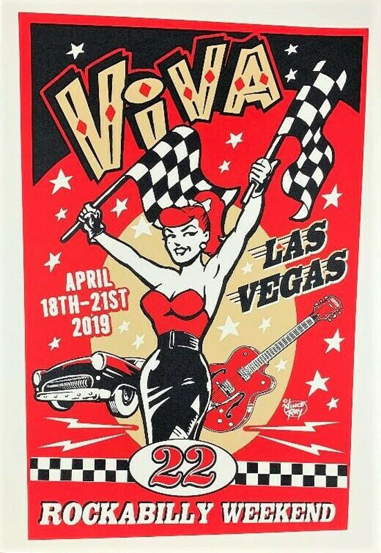 Vince Ray Viva Las Vegas Rockabilly Weekend 22 Poster